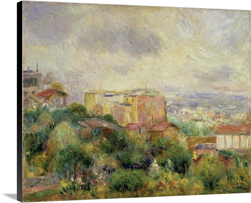 View From Montmartre, 1892 (Originally oil on canvas)
