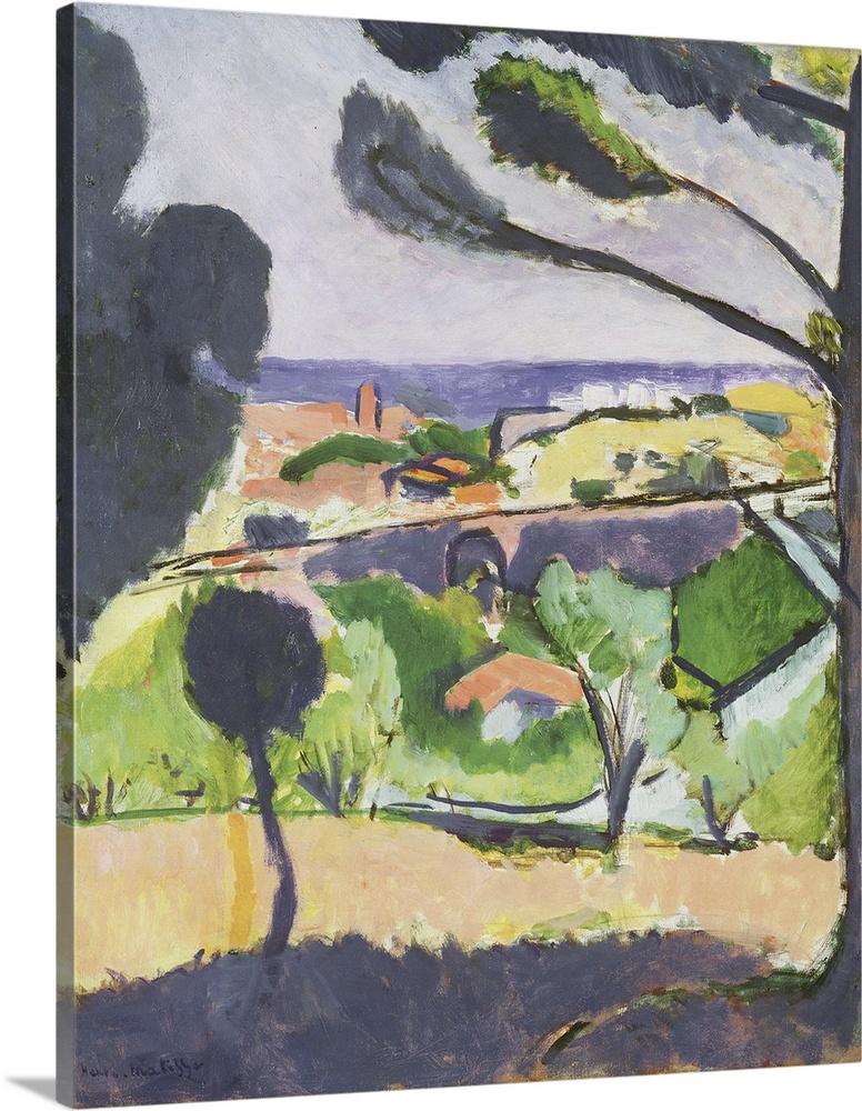 View Of Collioure And The Sea, 1911