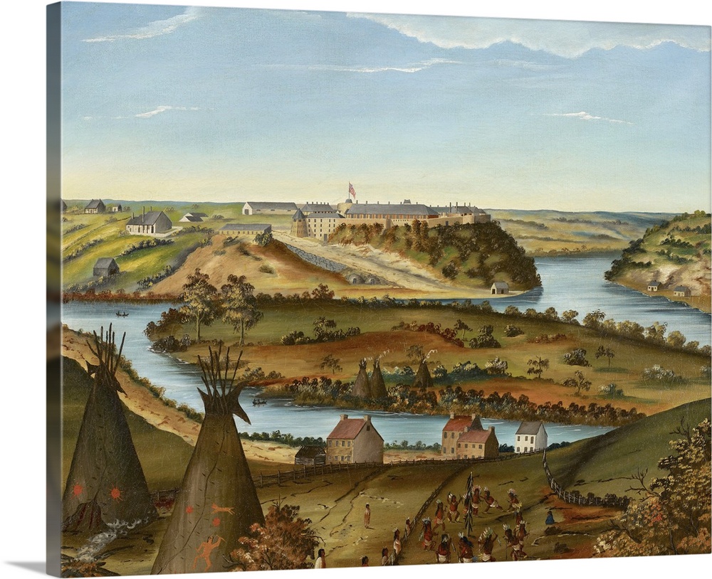 View of Fort Snelling, c.1850