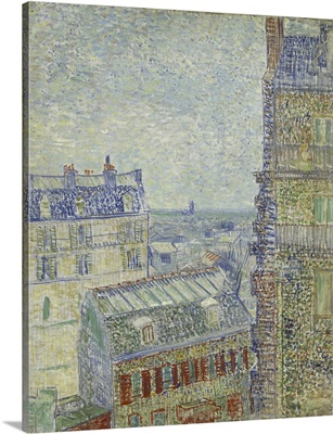 View Of Paris From Theo's Apartment In The Rue Lepic, 1887