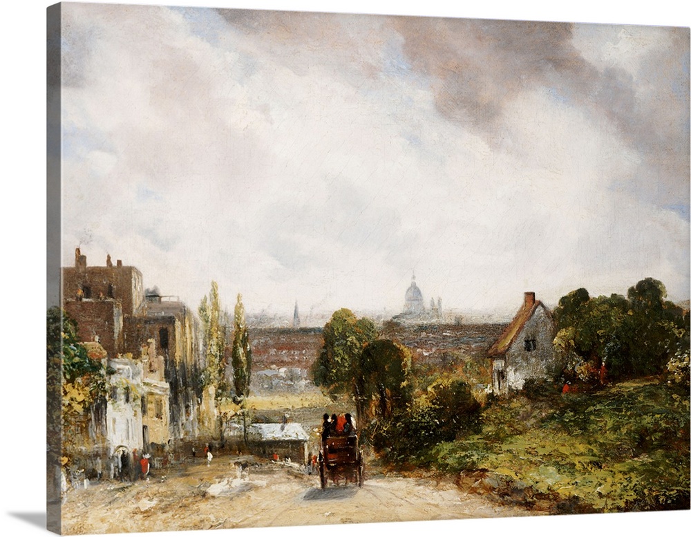 View Of The City Of London From Sir Richard Steele's Cottage, Hampstead, 1832