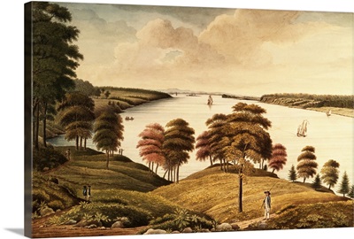 View of the Hudson River from Fort Knyphansen