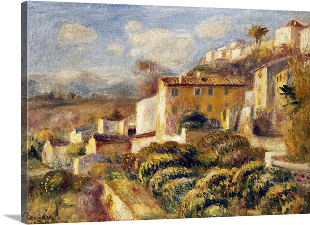 View Of The Post Office, Cagnes (Vue De La Poste, Cagnes), 1907