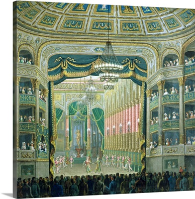 View of the Stage of the Paris Opera, Rue Richelieu, Paris