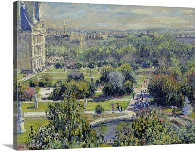 View Of The Tuileries Gardens, Paris, 1876