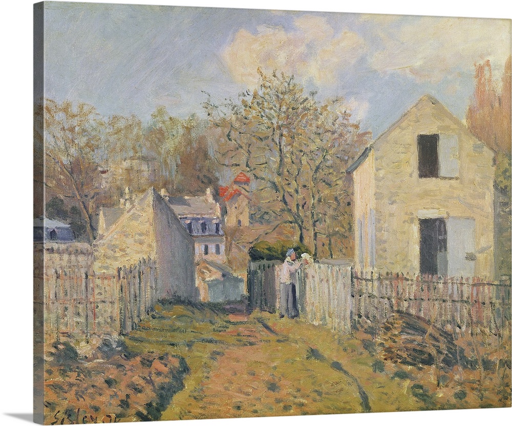 Originally oil on canvas. By Sisley, Alfred (1839-99).