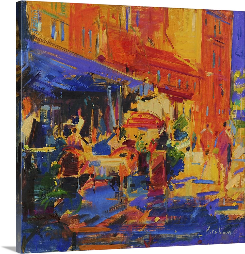 Villefranche-sur-mer, beau rivage. (Originally oil on canvas.)