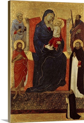 Virgin and Child enthroned with Saints