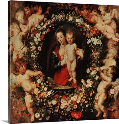 Virgin with a Garland of Flowers, c.1618 20