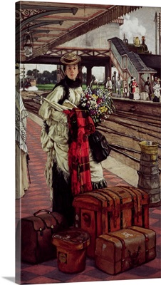 Waiting at the Station, Willesden Junction, c.1874