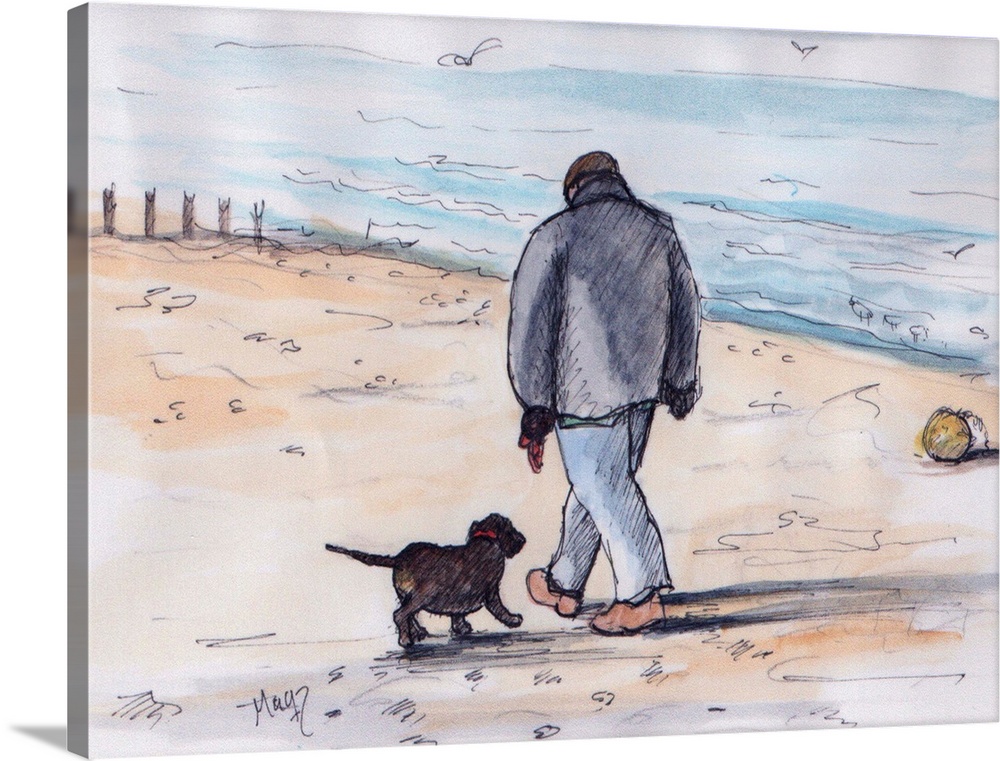 Walking the dog V by Loxton, Margaret.