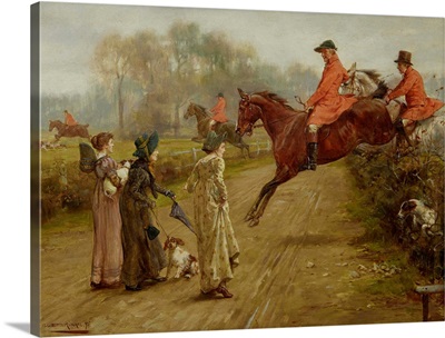 Watching the Hunt, 1895