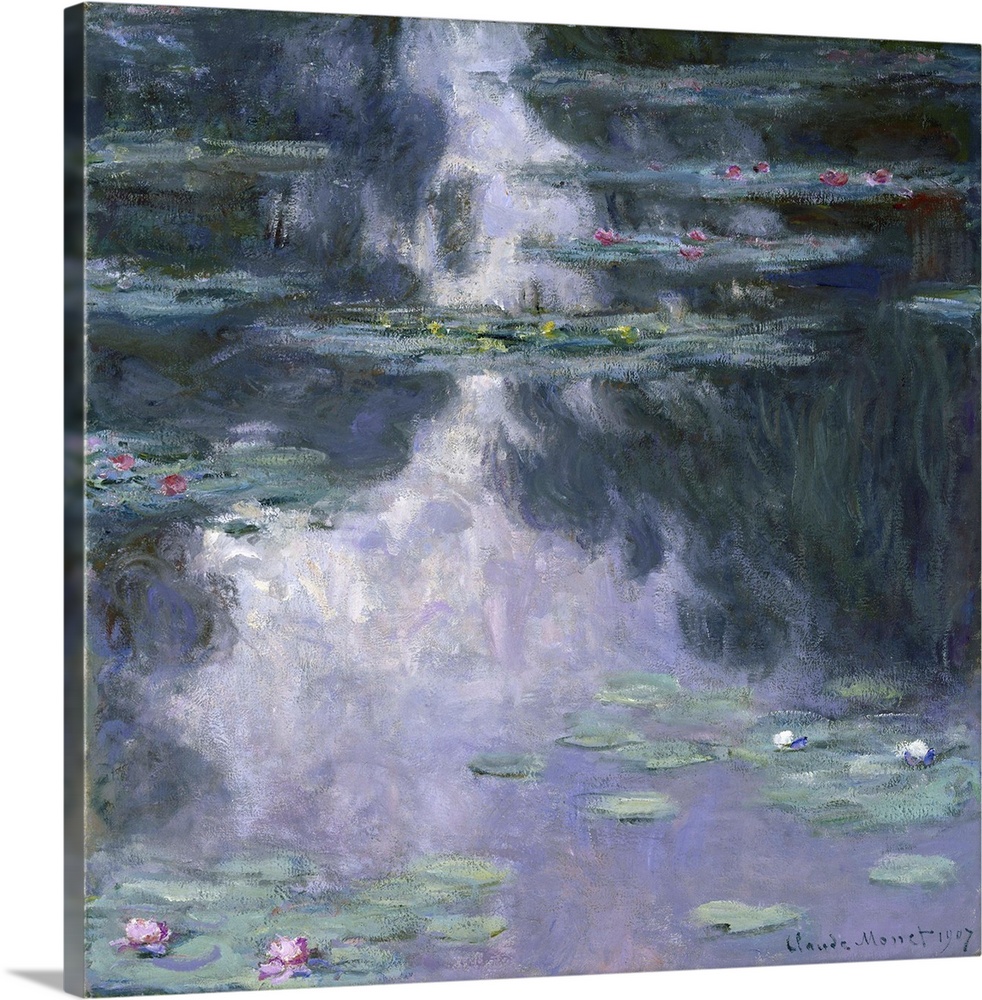 Water Lilies (Nympheas) 1907 (Originally oil on canvas)