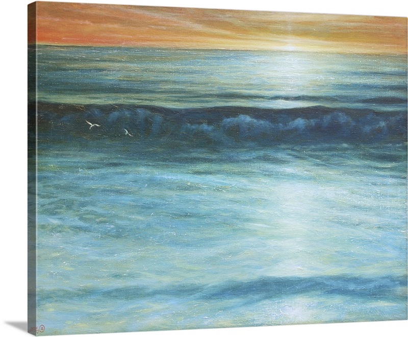 Waves Off Chesil Beach Great Big Canvas