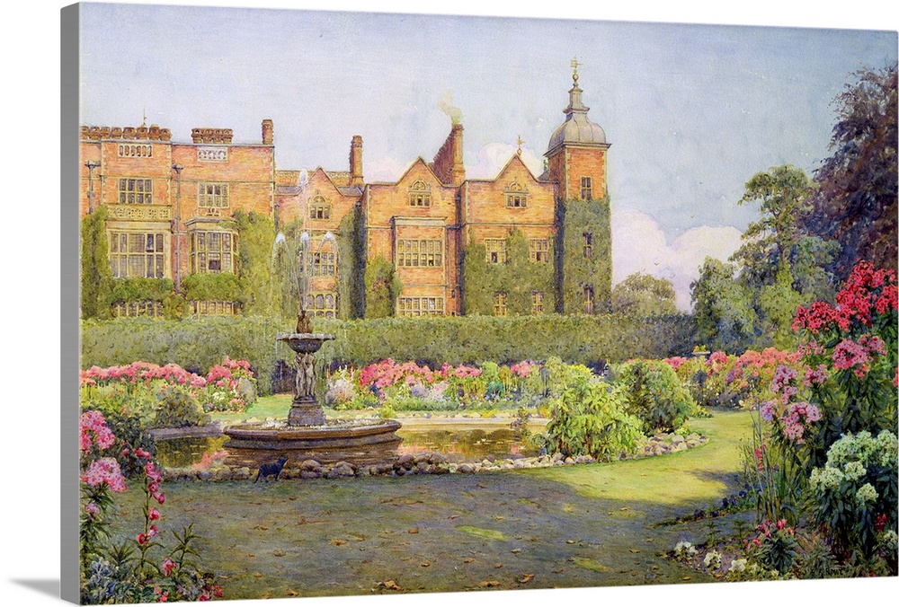 West Front and Gardens of Hatfield House, Herts