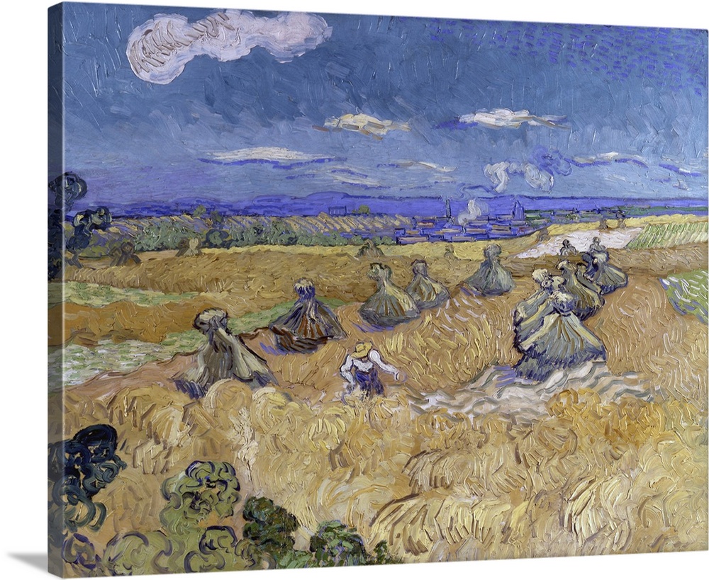 Wheatfield With Sheaves And Reaper, 1888