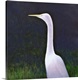 image thumbnail of Contemporary painting of a white egret bird with a long neck.