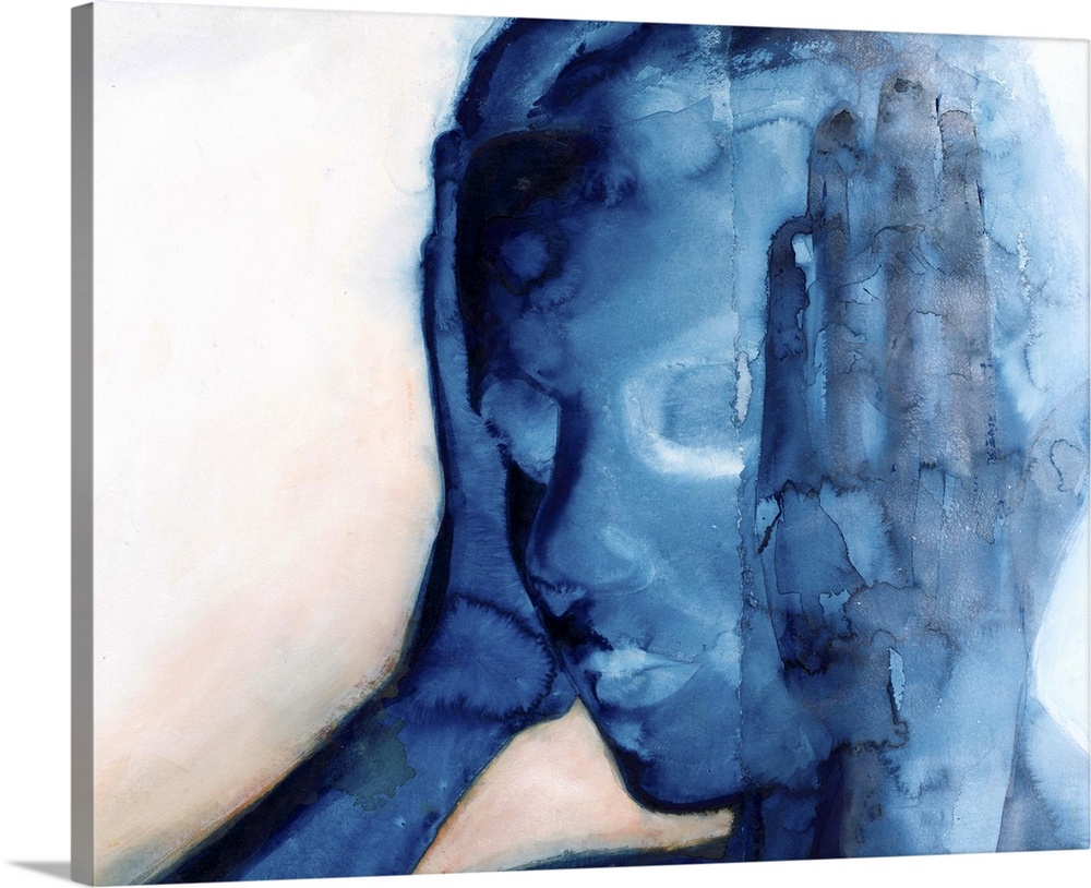 White Noise, 2007 by Graham Dean, watercolor on handmade Indian rag paper.