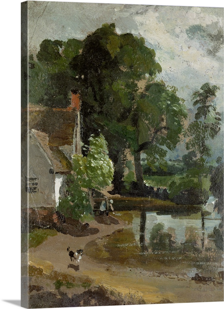 SC20319 Credit: Willy Lott's House, near Flatford Mill, c.1811 (oil on paper) by John Constable (1776-1837)Victoria