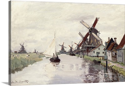 Windmill In Holland, 1871