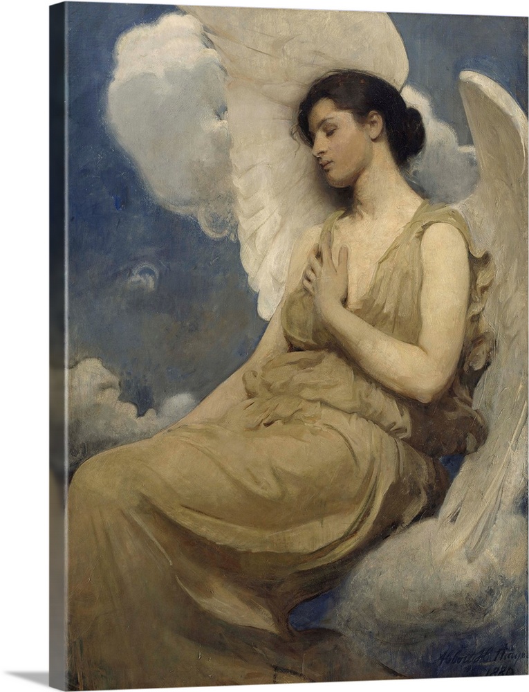 Winged Figure, 1889, oil on canvas.
