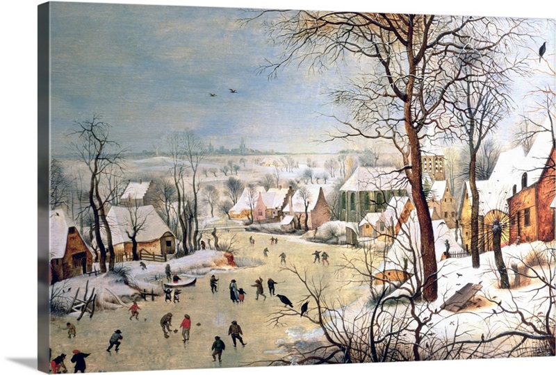 Winter Landscape with Birdtrap, 1601 | Great Big Canvas