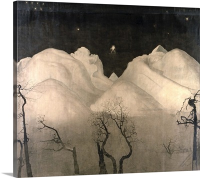 Winter Night in the Mountains, 1901-02