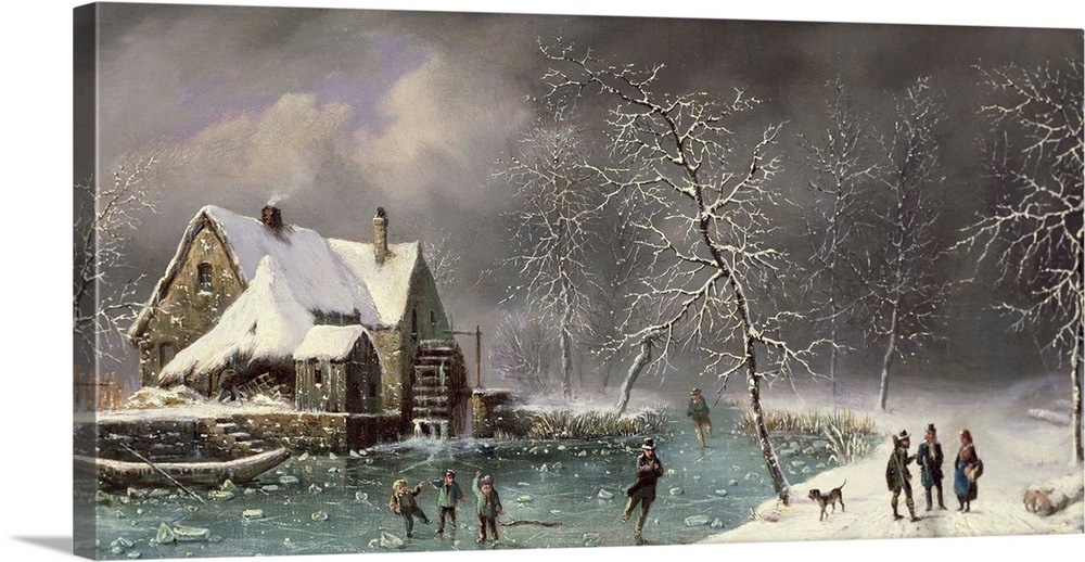 Winter Scene Wall Art, Canvas Prints, Framed Prints, Wall Peels Great