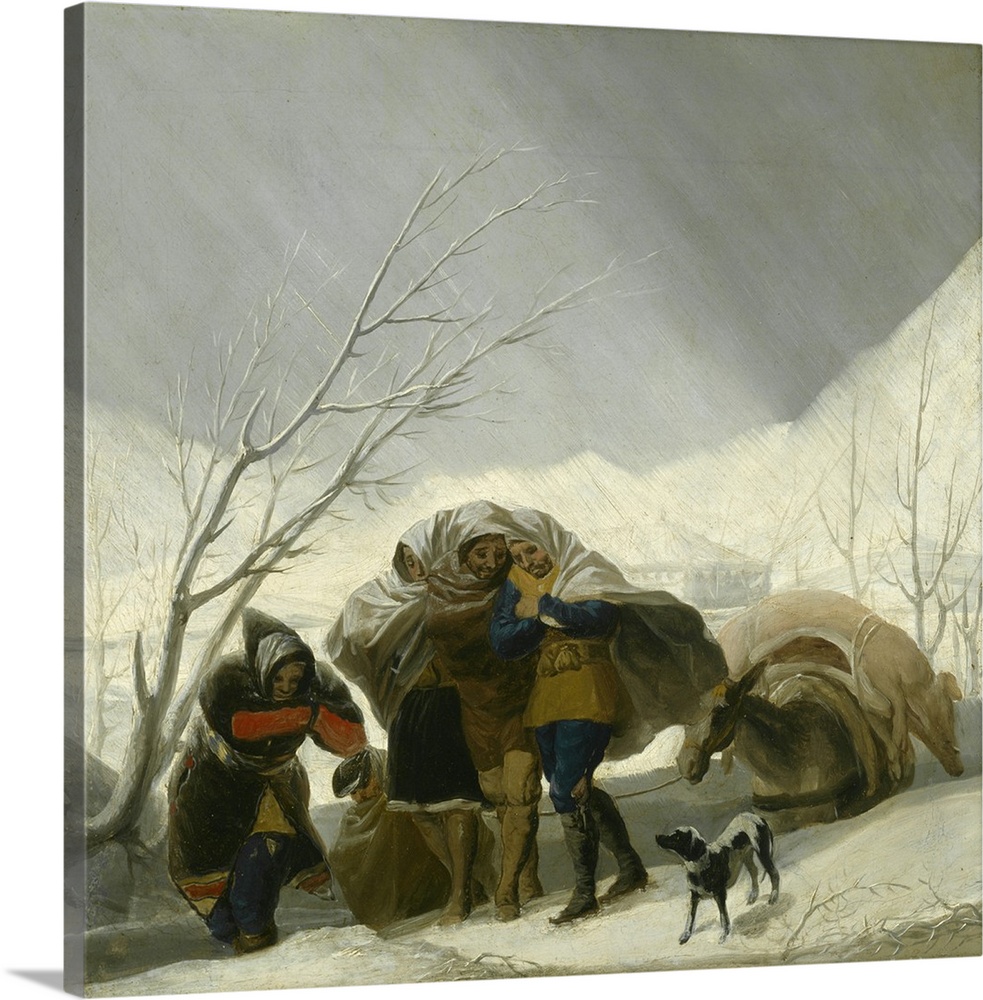 Winter Scene, c.1786, oil on canvas.