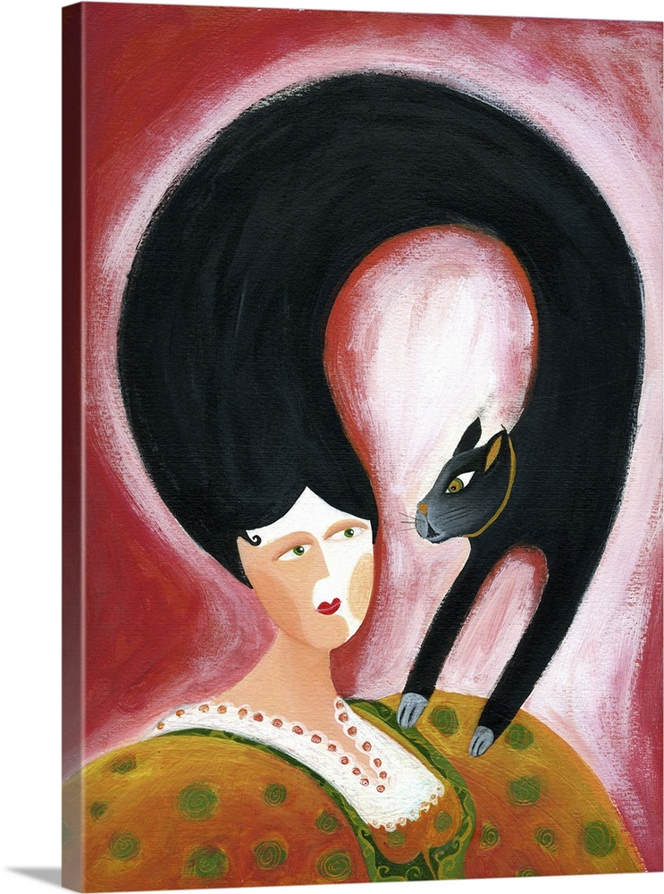 Witch Who Turns Into A Cat To Spy On Men