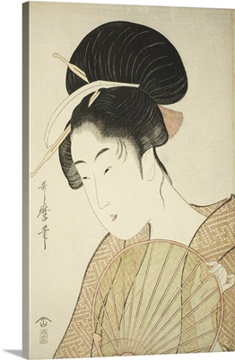 Woman Holding a Round Fan, c.1797