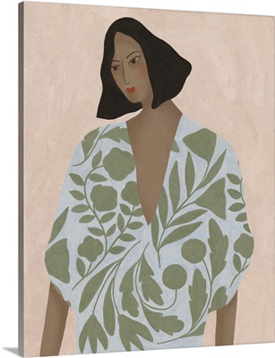 Woman In Floral Dress, 2022