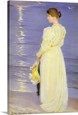 Woman in White on a Beach, 1893