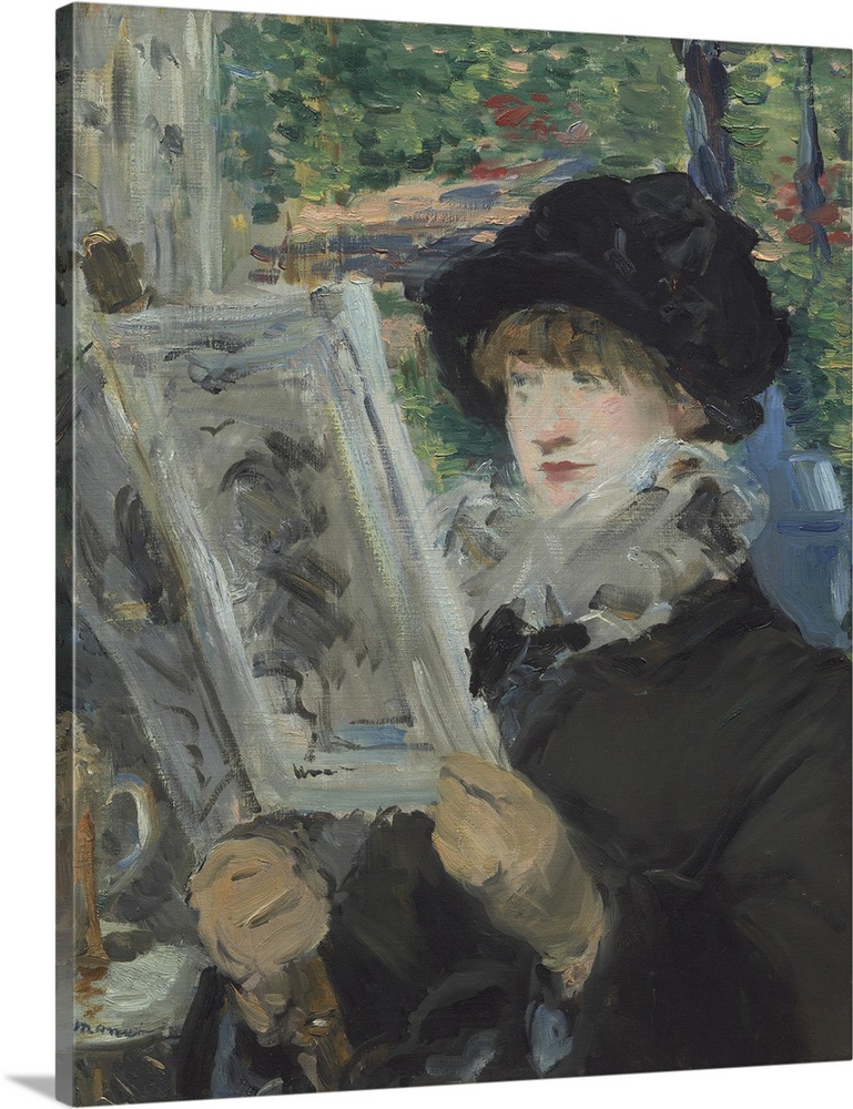 Woman Reading, 1879-80, oil on canvas.