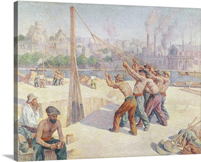 Workers On The Quai De La Seine At Billancourt, 1902-3