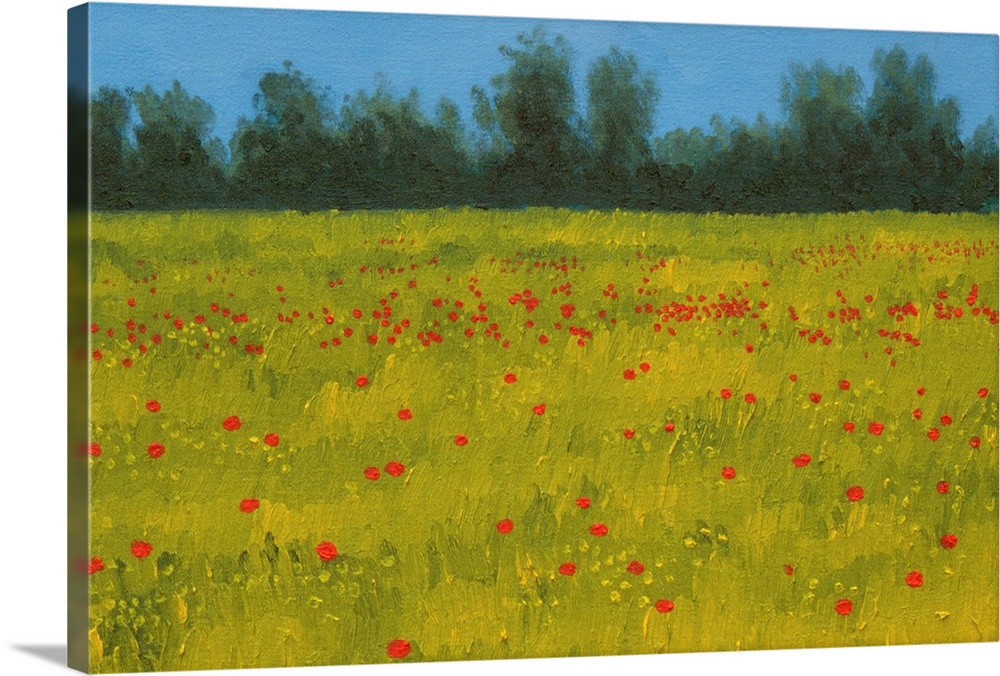 Yellow Field with Poppies, 2002