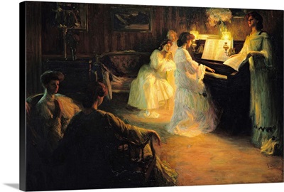 Young Girls at a Piano, 1906