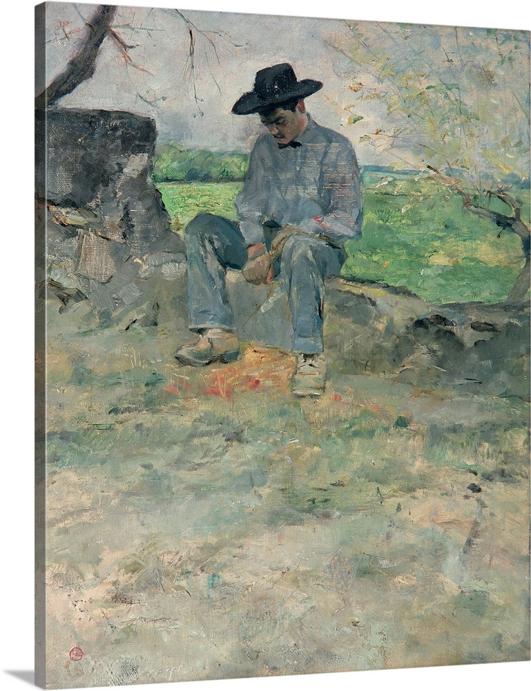 BAL7002 Young Routy at Celeyran, 1882 (oil on canvas)  by Toulouse-Lautrec, Henri de (1864-1901); 61x49 cm; Musee Toulouse...
