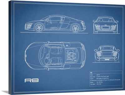 Audi R8 V10 - Blue