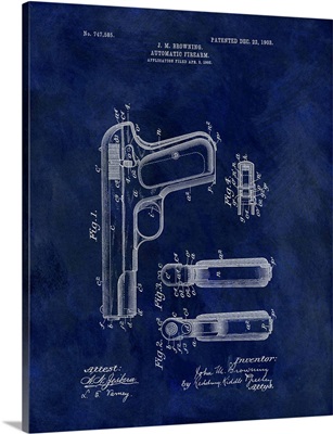 Automatic Firearm, 1902 - Blue
