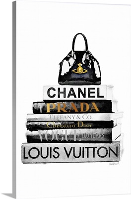 Louis Vuitton Bag Canvas Print by Mercedes Lopez Charro