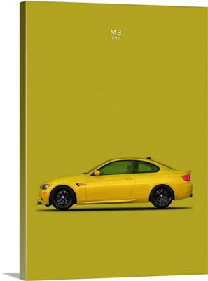 BMW M3 E92 Yellow