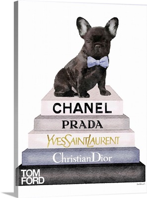 Bookstack Grey Frenchie
