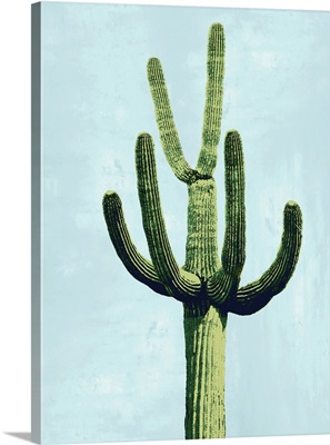 Cactus on Blue IV