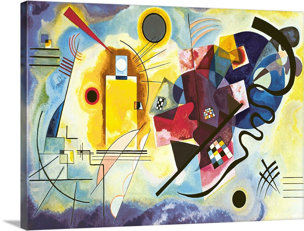 Yellow-Red-Blue, 1925 by Wassily Kandinsky