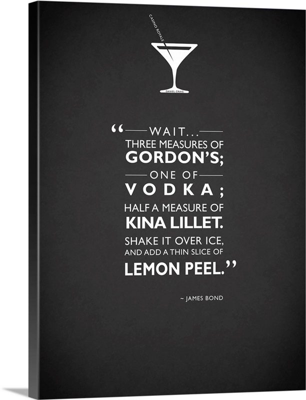 JB Casino Royale Martini Great Big Canvas
