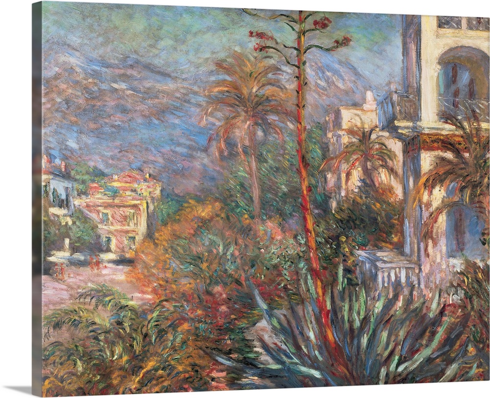 The Villas in Bordighera by Claude Monet.