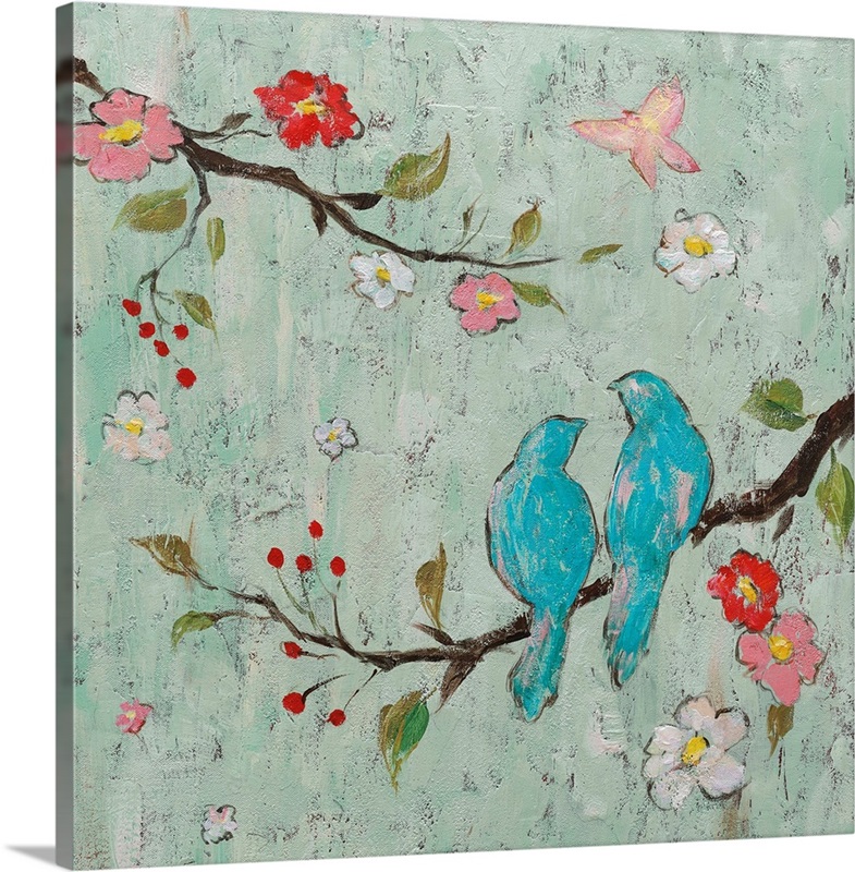 Love Birds I Wall Art, Canvas Prints, Framed Prints, Wall Peels Great