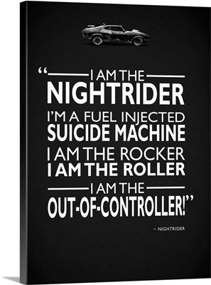 Mad Max I Am The Nightrider