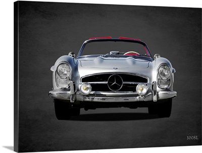 or framed canvas or with frame Rogan Mark Corvette 1965 Grey Print on Paper Poster or canvas